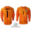 Officiële Voetbalshirt Doelman Frankrijk Hugo Lloris 1 Thuis WK 2022 Lange Mouw - Heren